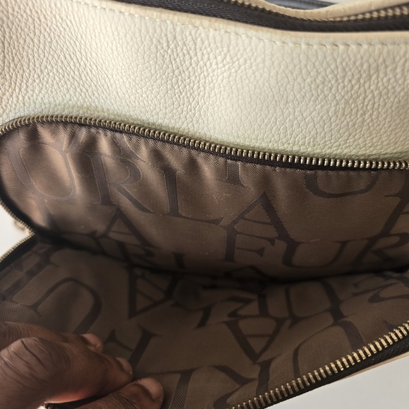 FURLA Genuine Python Embossed One Shoulder Bag Pony Style Authentic Luxury - Picture 13 of 15